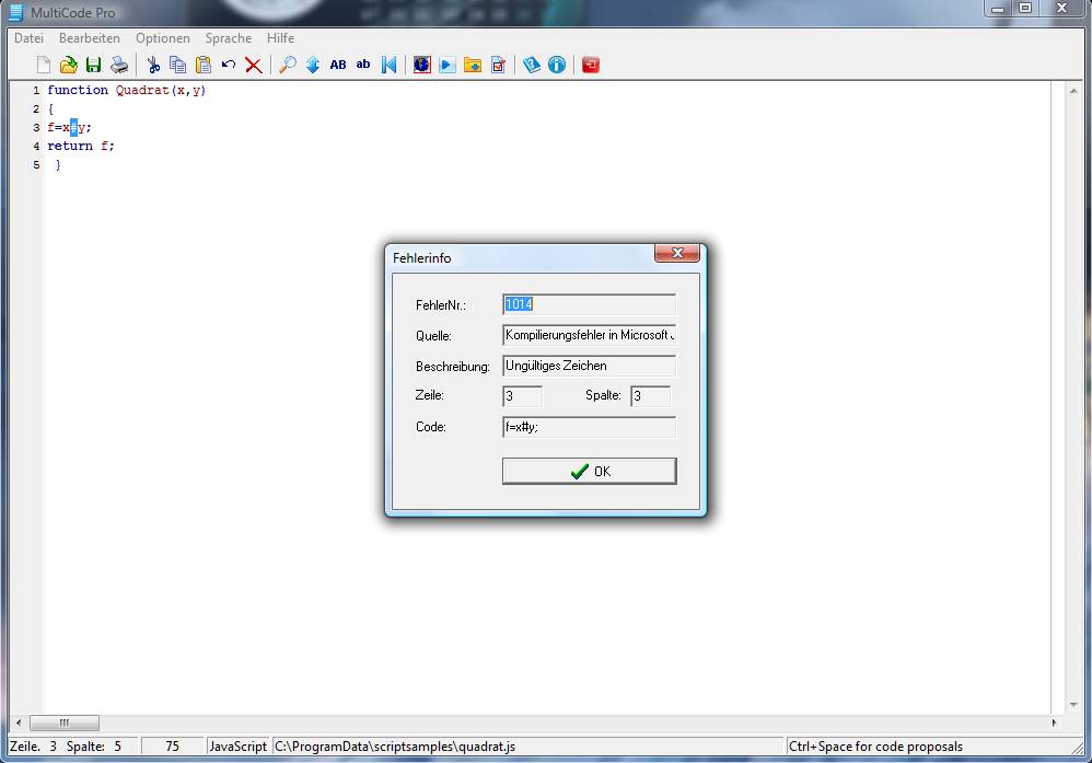 muticode pro comment